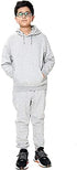 Unisex Girls & Boys Plain Pullover Hooded & Bottom Full Tracksuit UK Age 7/8 9/10 11/12 13 Years