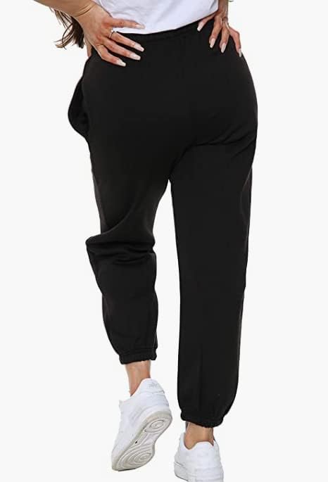 Women's Plus Size Lounge wear Sweatpants Cuffed Bottoms UK Size 16 to 28