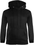 Women's Plus Size Plain Zipper Hooded Sweatshirt Top UK Size 16 to 28