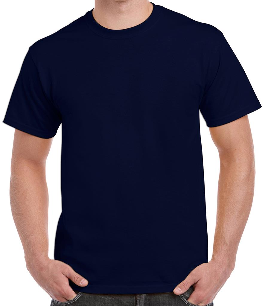 Men's Round Neck Plain T-Shirts