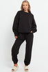 Ladies Plain Tracksuit Round Neck Sweatshirts Top & Joggers Full Set