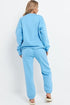 Ladies Plain Tracksuit Round Neck Sweatshirts Top & Joggers Full Set