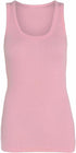 Women's Ladies Plus Size Plain Rib Vest Top UK Size 14 to 28