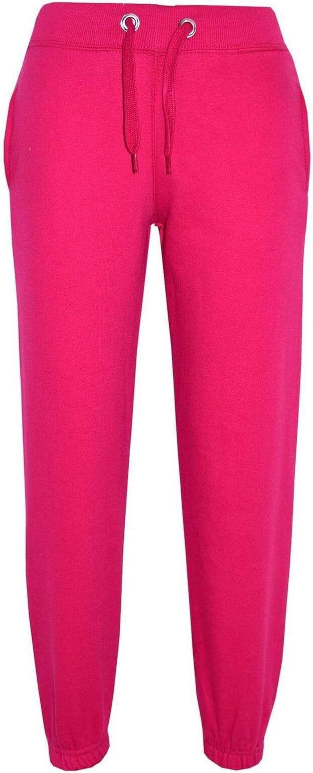 Boys Girls Unisex Cuffed Waist Jogging Bottom UK Size 7-13 Years