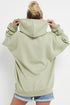 Women Ladies Oversized Pullover Plain Fleece Hooded Sweatshirt Top Jumper UK Size 10-18