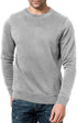 Men's Plain Sweatshirt Fleece Round Neck Jumper Casual Leisure Top Size S to 5XL