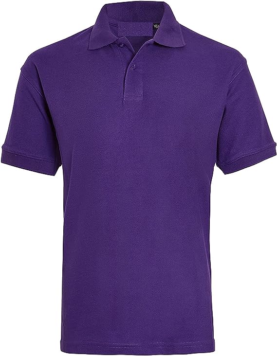 Boys & Girls Unisex Plain Cotton Polo Shirts Back to School Uniform Summer Age 5-14 Years
