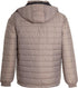 Mens Quilted Puffer Hooded Padded Jacket Bubble Coat UK Size S to 2XL