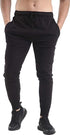 Men's Slim Fits Jogging Bottom Sweatpants Fleece Ribbed Cuffed Ankle Size S-XXL