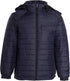 Mens Quilted Puffer Hooded Padded Jacket Bubble Coat UK Size S to 2XL