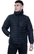 Mens Quilted Puffer Hooded Padded Jacket Bubble Coat UK Size S to 2XL