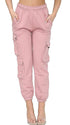 Women's Oversized Cargo Pockets Joggers Sweatpants