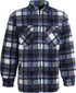 Men's Padded Lumberjack Sherpa Fur Lined Jacket Shirt UK S to 5XL