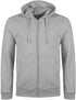 Mens Fleece Hooded Zip Plain Sweatshirt Top Sizes S to 5XL