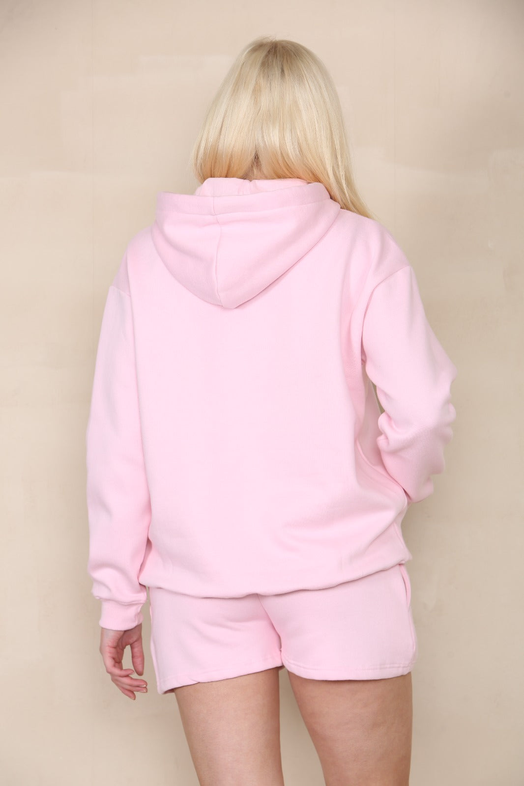 Women 2 Piece Pullover Sweatshirt Hoodies with Short Full outfit set
