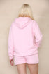 Women 2 Piece Pullover Sweatshirt Hoodies with Short Full outfit set