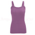 Ladies Strappy Rib Vest Plain Stretchy Ribbed Vest Top