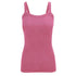 Ladies Strappy Rib Vest Plain Stretchy Ribbed Vest Top