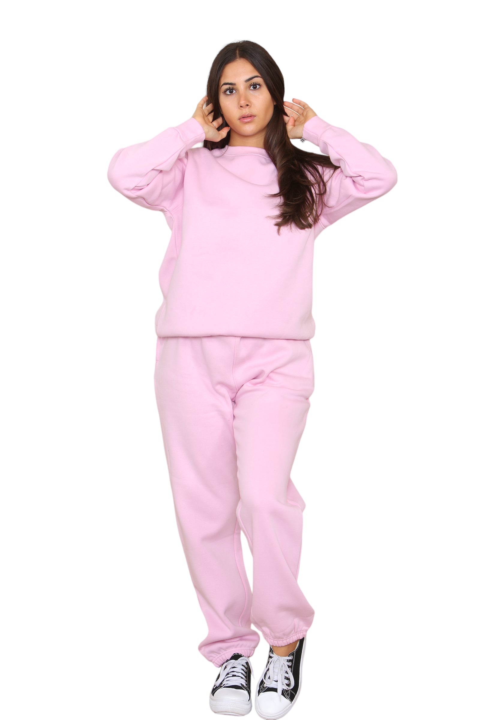 Women's Plus Size Loungewear 2 Pieces Set Sweatshirt Top and Jog Bottom UK Plus Size 16 to28